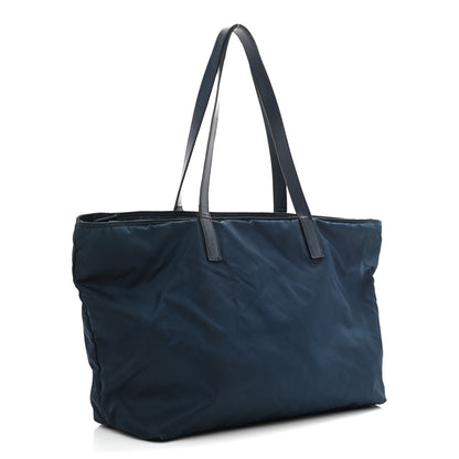 Prada Tessuto Nylon Tote Blue 2 of 16
