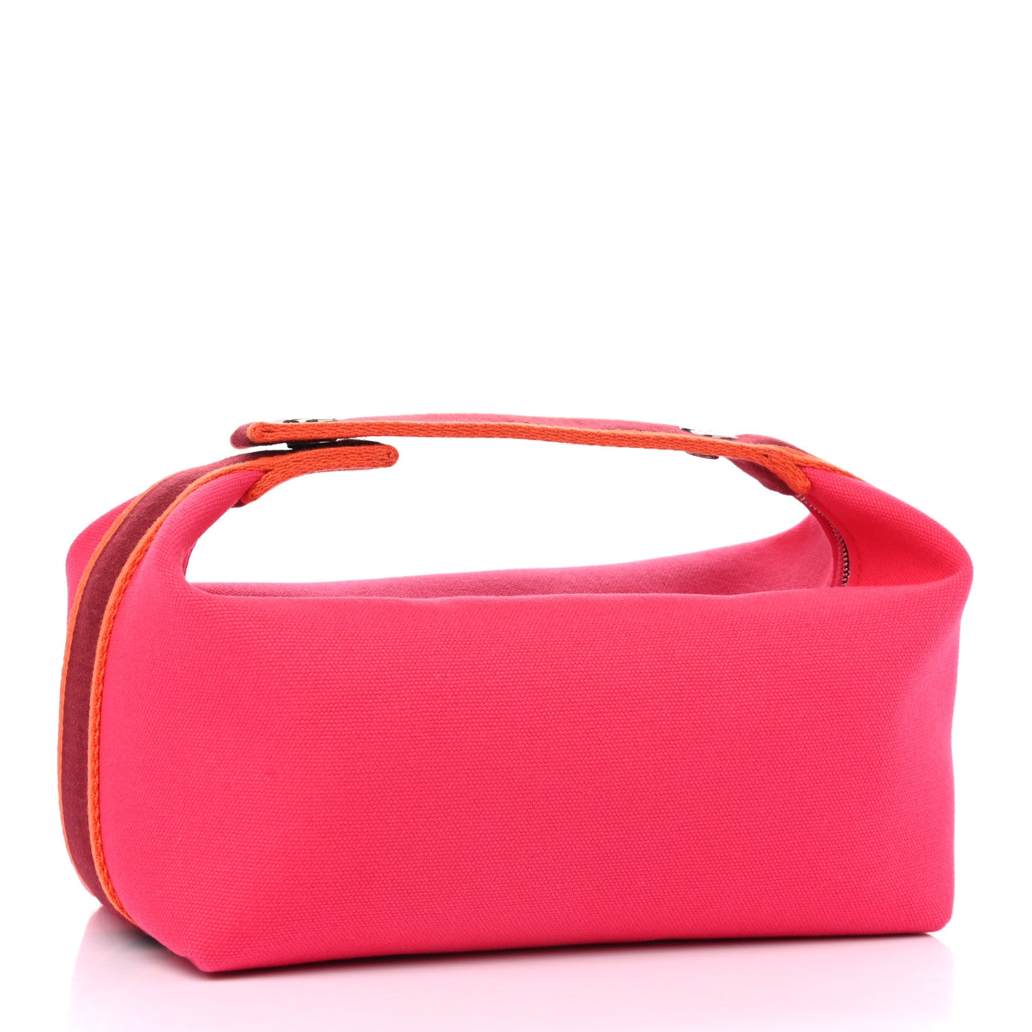 Hermes Canvas Small Bride-A-Brac Pouch Hibiscus 3 of 8