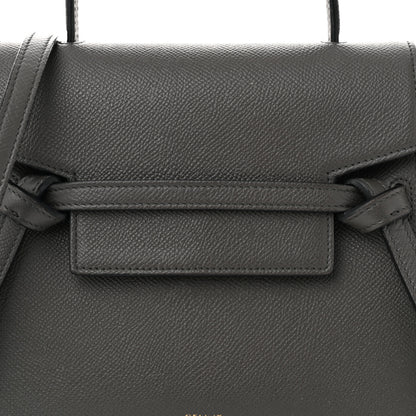 Celine Grained Calfskin Nano Belt Bag Grey 8 of 12