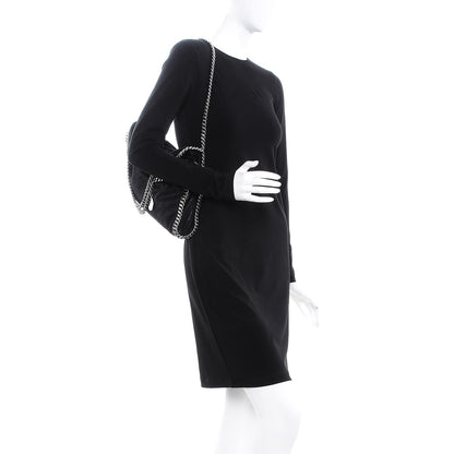 Stella McCartney Shaggy Deer Falabella Fold Over Tote Black 3 of 8