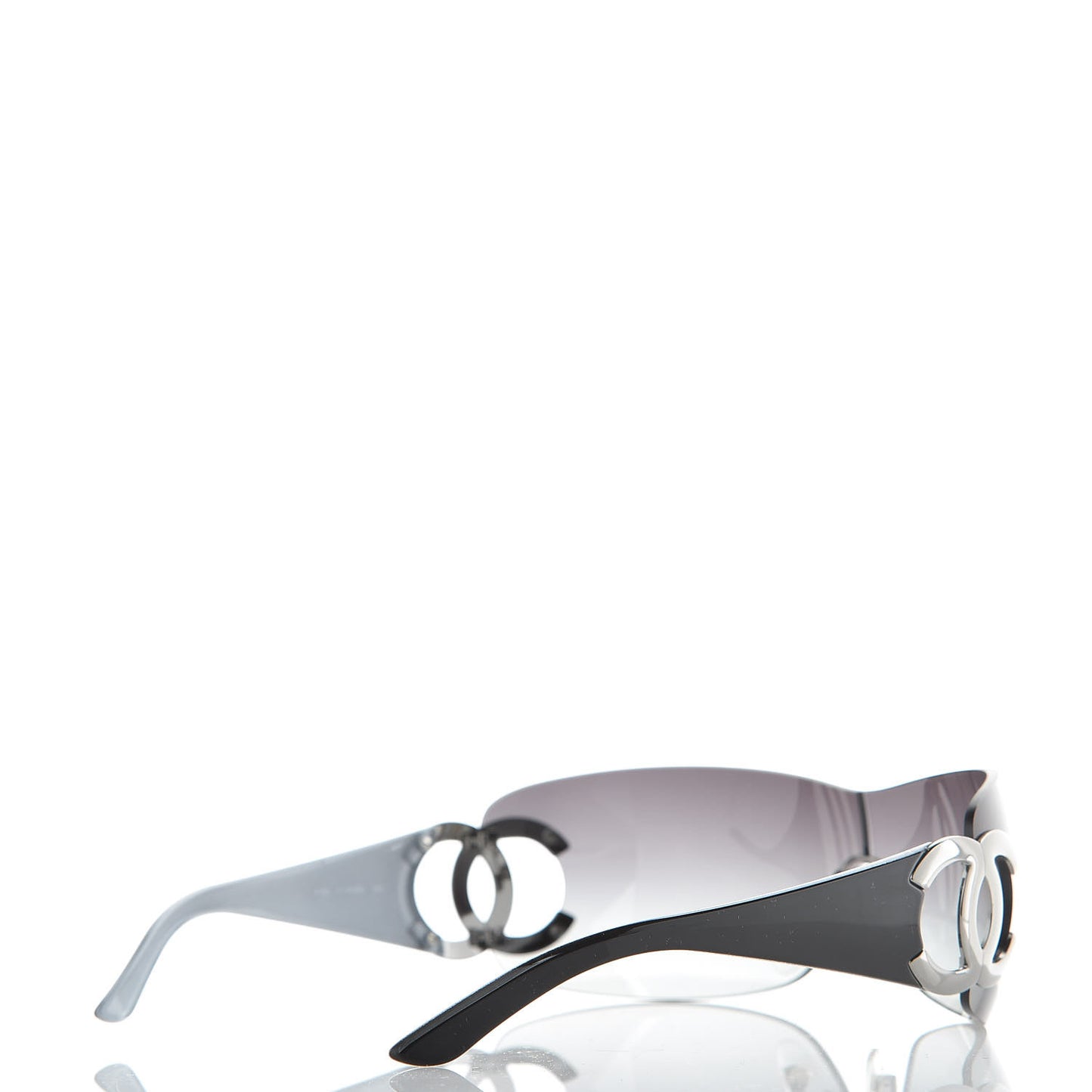 Frameless CC Logo Sunglasses 4125 Black