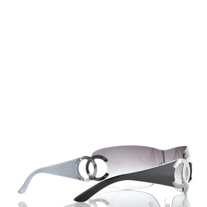 Chanel Frameless CC Logo Sunglasses 4125 Black 4 of 7