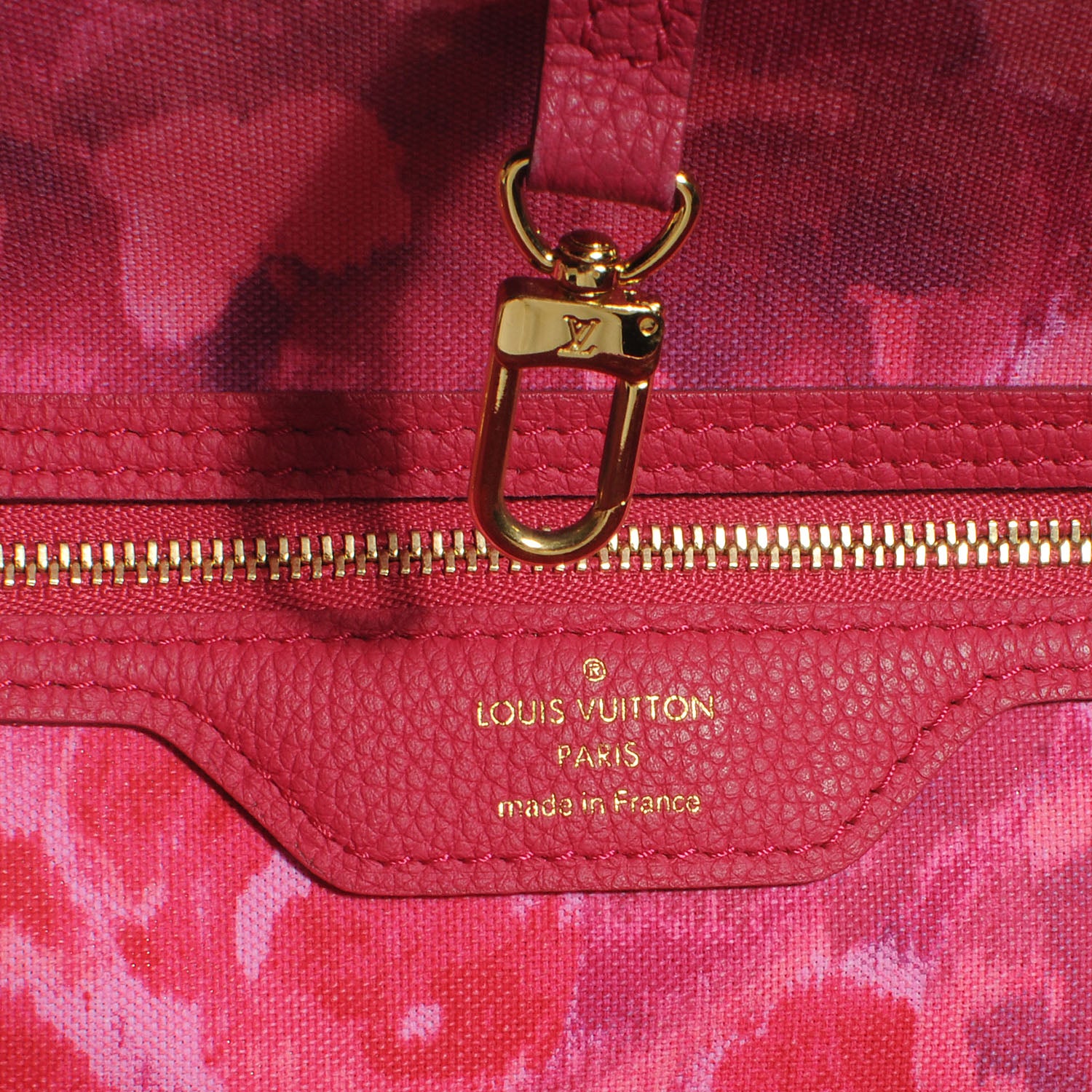 Louis Vuitton Monogram Articles de Voyage Ikat Neverfull GM Rose Indien 6 of 7