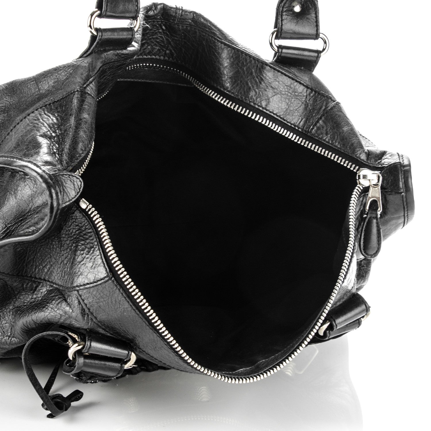 Balenciaga Agneau Giant 21 Silver Hardware Work Black 5 of 7