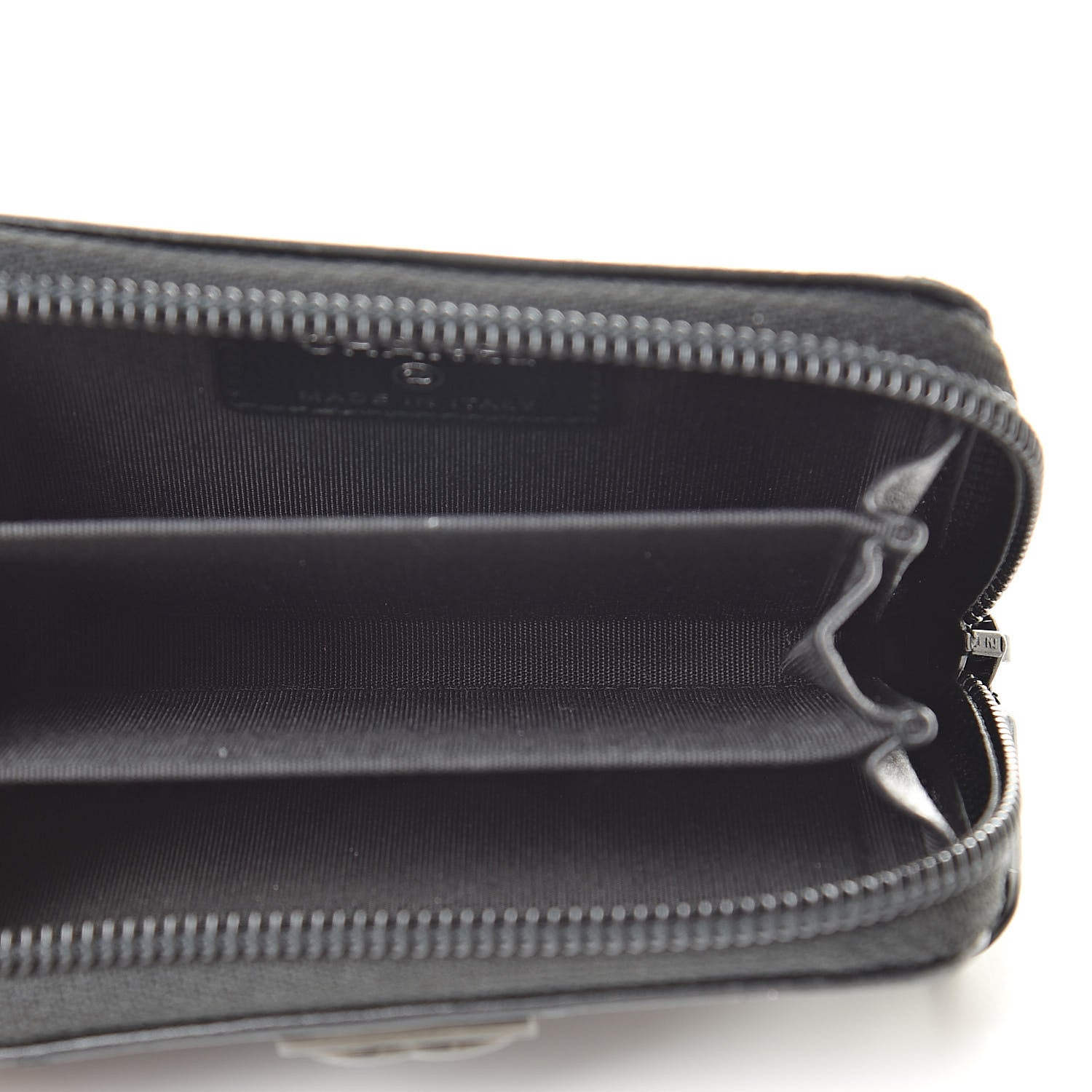 Chanel Lambskin Quilted Zip Around Boy Coin Purse Wallet So Black 5 of 12