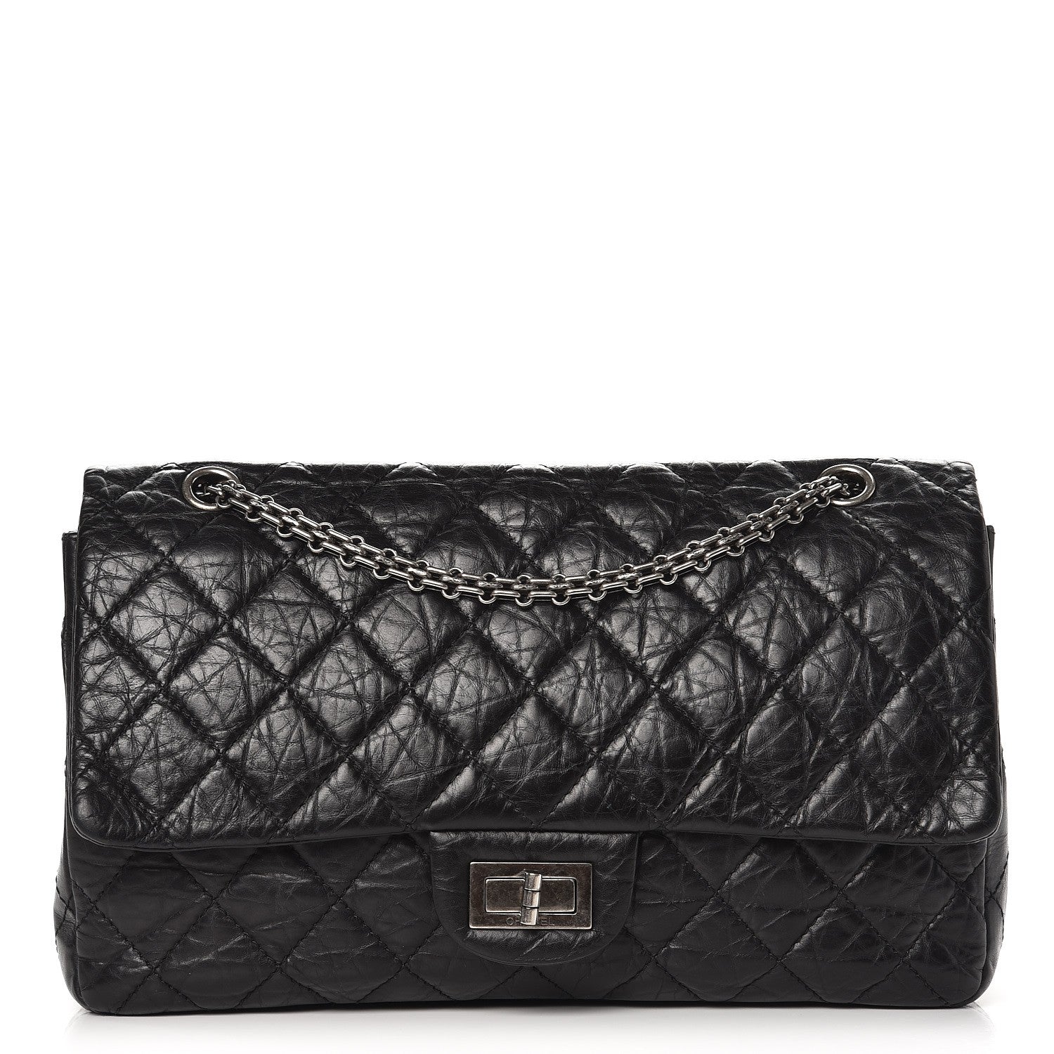 Chanel Aged Calfskin Quilted 2.55 Reissue 227 Flap Black 1 of 10