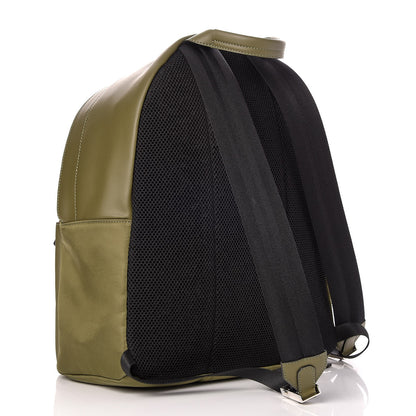 Fendi Nylon Vitello Liberty Metal Monster Eyes Rounded Backpack Equatore 3 of 7