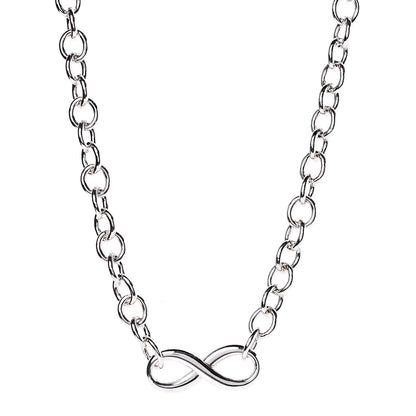 Tiffany Sterling Silver Infinity Link Necklace 1 of 5