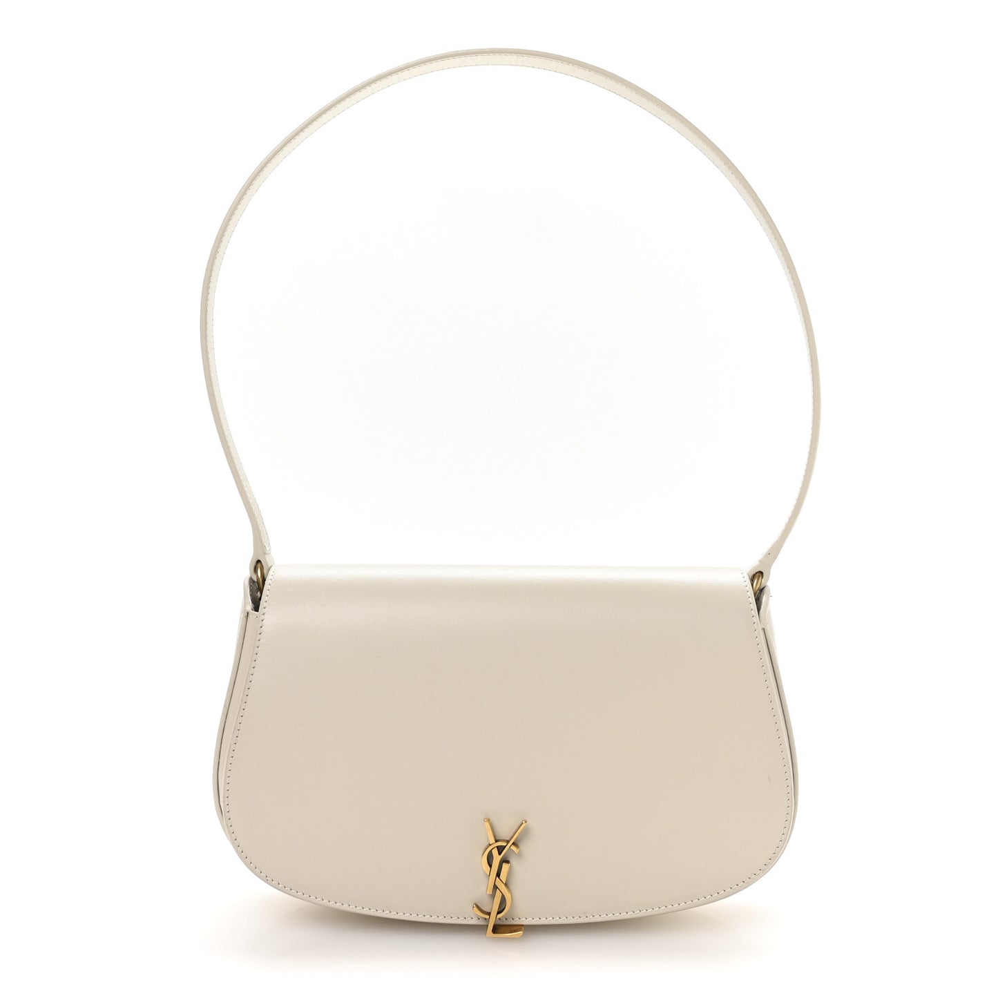 Box Calfskin Mini Voltaire Shoulder Bag Crema soft