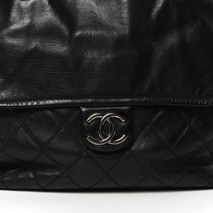 Chanel Calfskin Large Front Flap Tote Black 11 of 11
