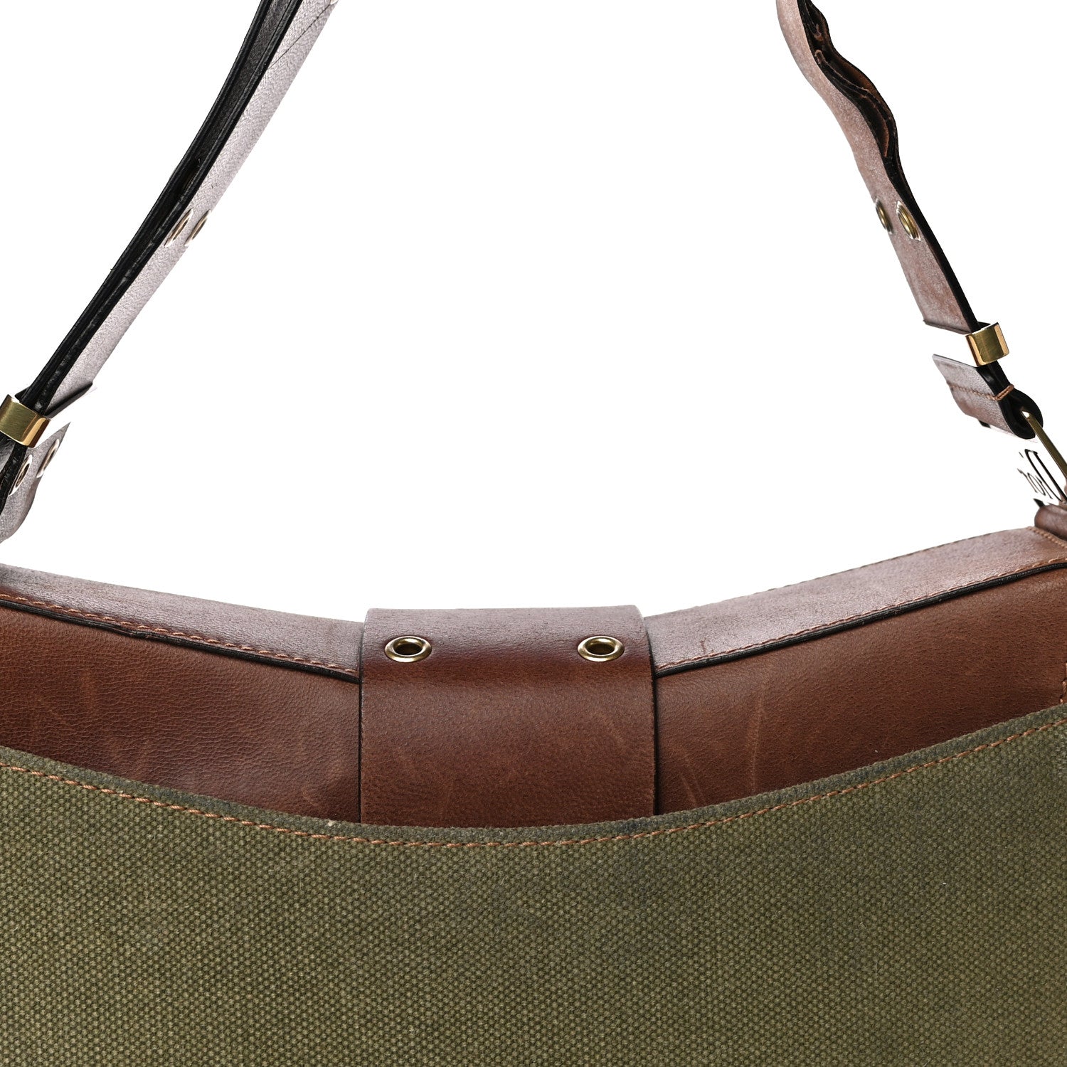 Christian Dior Canvas Calfskin Street Chic Columbus Ave Green 19 of 21