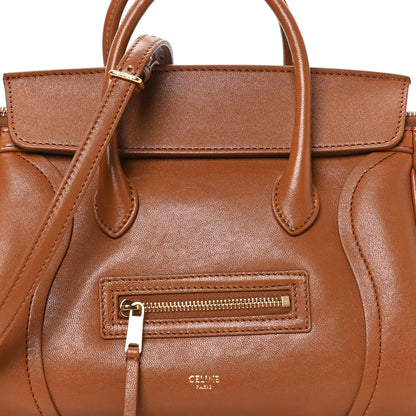 Celine Supple Shiny Lambskin Little New Luggage Soft Tan 6 of 8