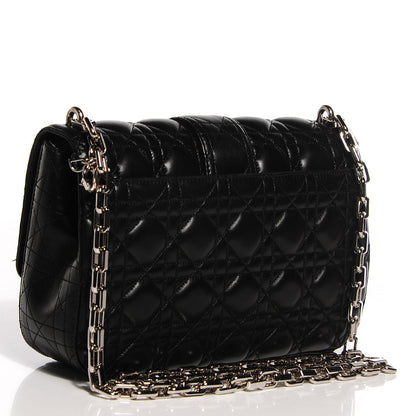 Christian Dior Lambskin Cannage Medium Miss Dior Flap Black 3 of 9