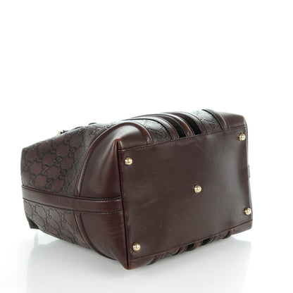 Gucci Guccissima Treasure Boston Dark Brown 4 of 7
