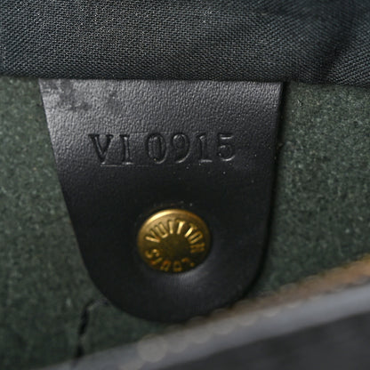 Louis Vuitton Epi Speedy 25 Black 6 of 12