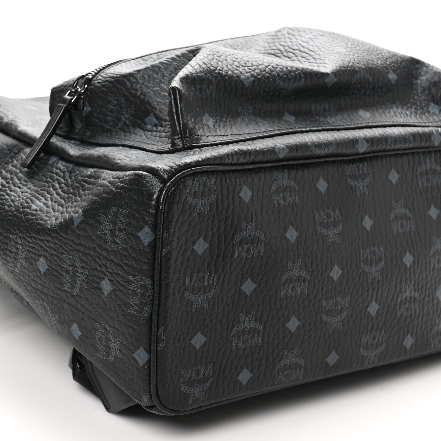 MCM Visetos Large Stark Backpack Black 8 of 9