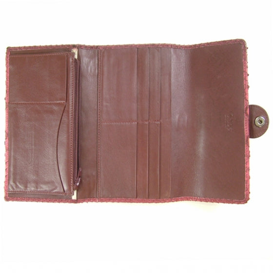 Chloe Python Silverado Wallet Raspberry 5 of 9
