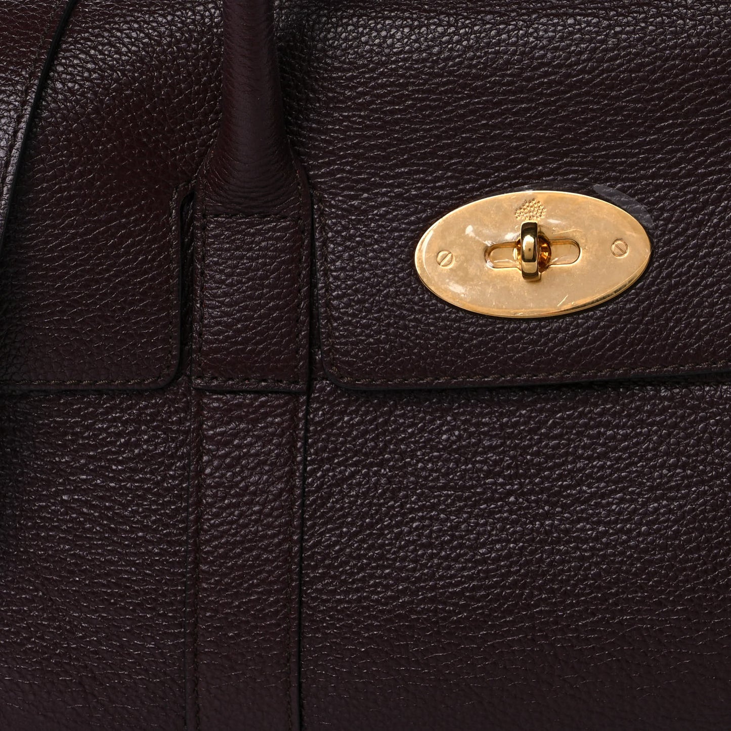 Classic Grain Calfskin Small Bayswater Oxblood