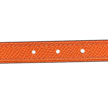Hermes Epsom Swift Carrousel 13mm Belt 80 32 Nata Orange 3 of 6