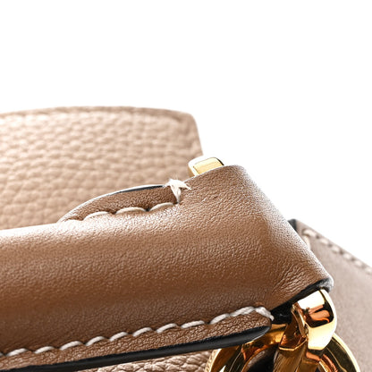 Loewe Grained Calfskin Small Puzzle Bag Sand Mink 10 of 11