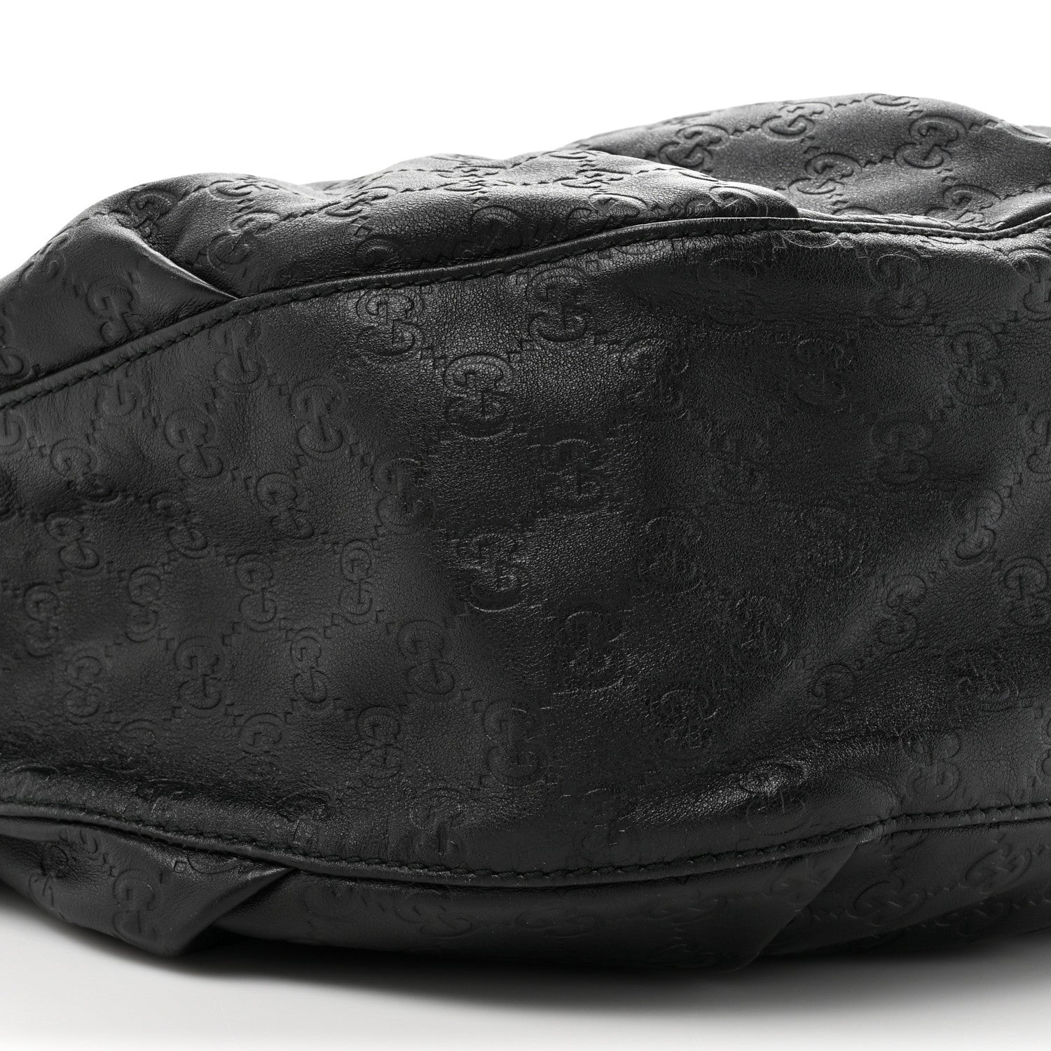 Gucci Guccissima Medium Icon Bit Shoulder Bag Black 10 of 10