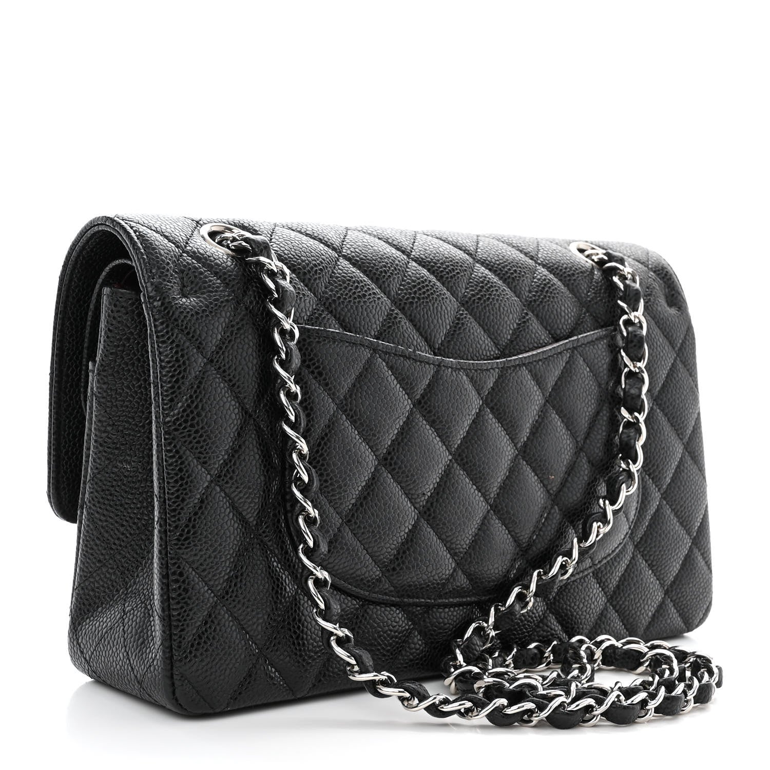 Chanel Caviar Quilted Medium Double Flap Black 3 of 11