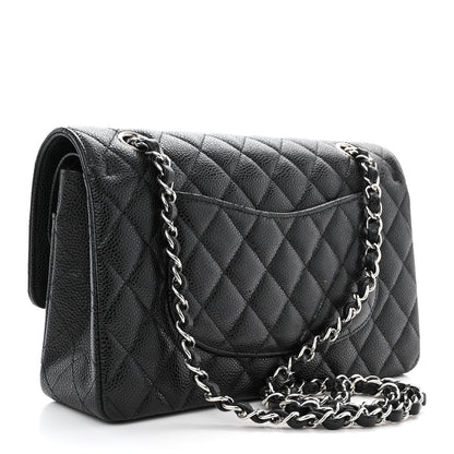Chanel Caviar Quilted Medium Double Flap Black 3 of 11