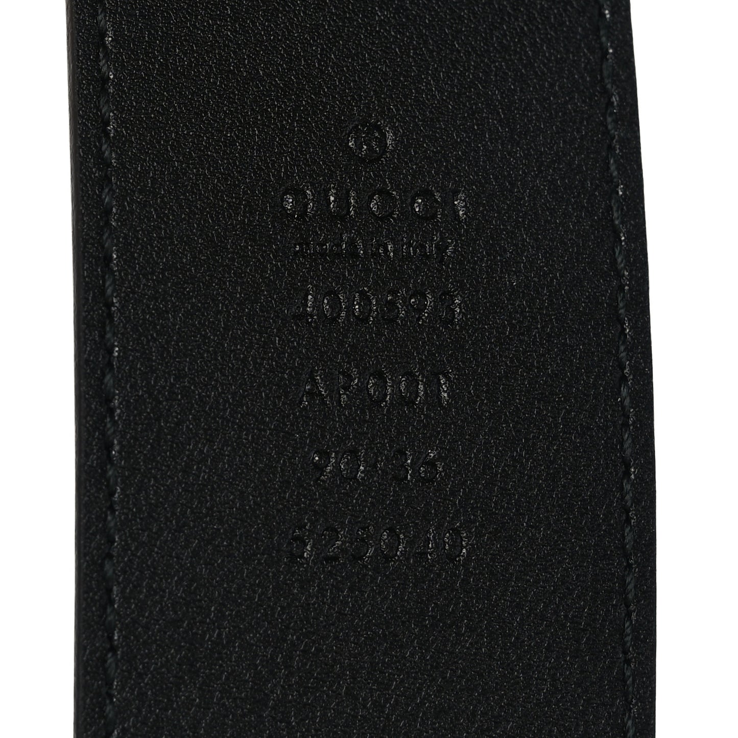 Calfskin Double G 40mm Belt 90 36 Black