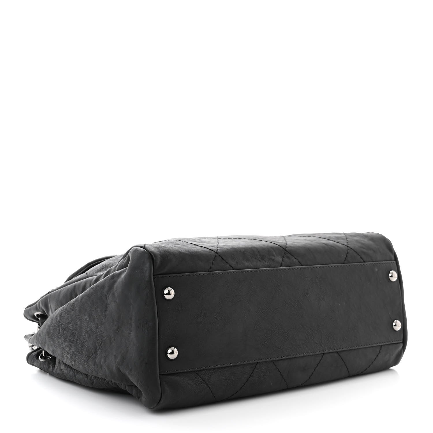 Chanel Calfskin Quilted Large Hamptons Flap Black 4 of 11