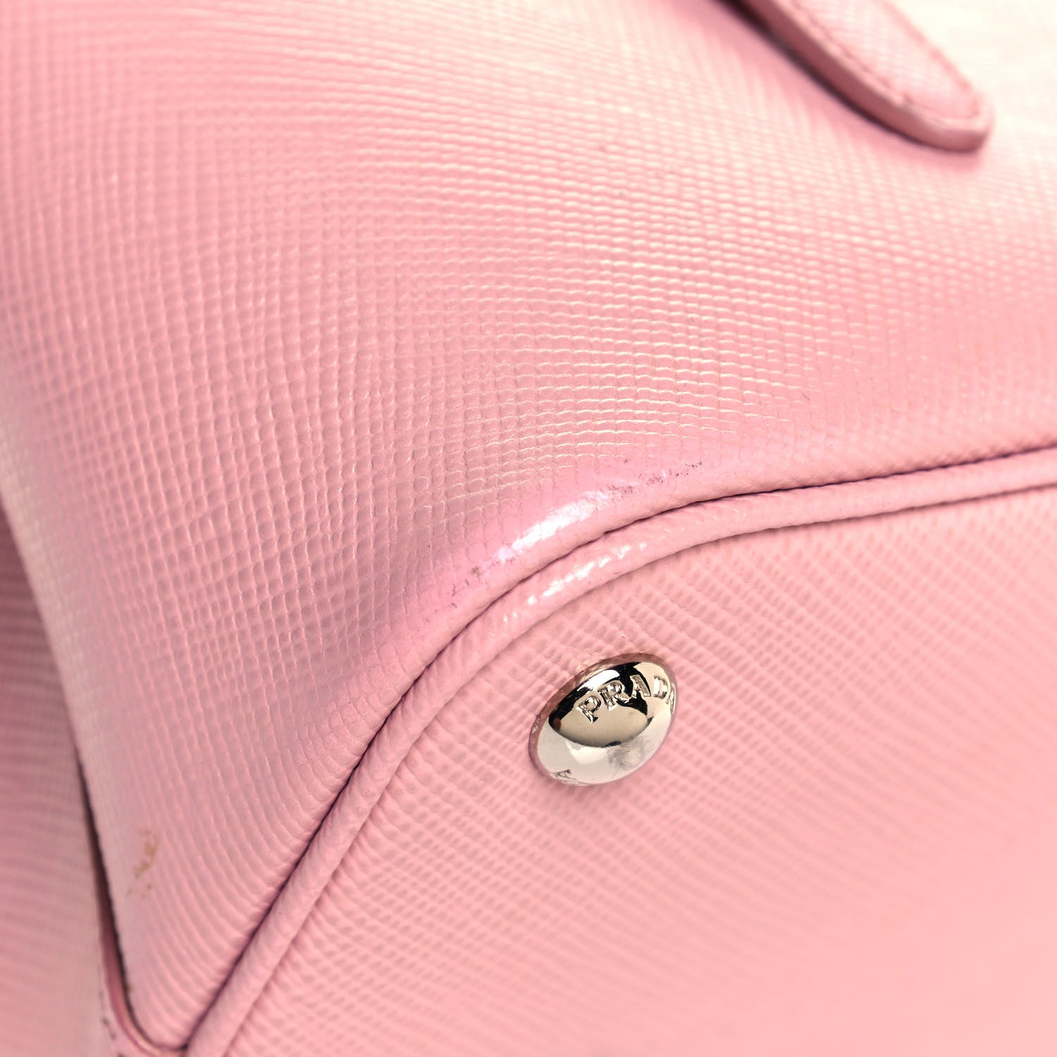 Prada Saffiano Cuir Small Double Handle Tote Pesco 14 of 23