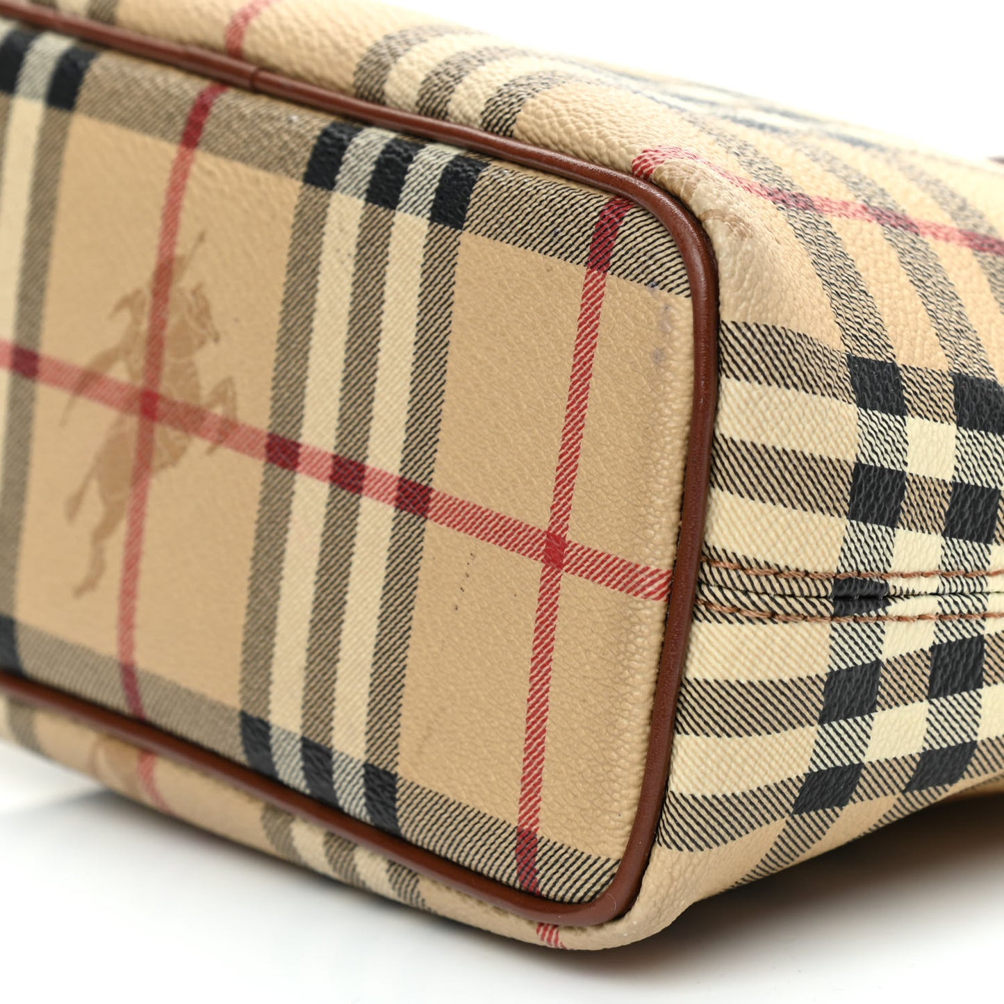 Haymarket Check Small Tote Brown