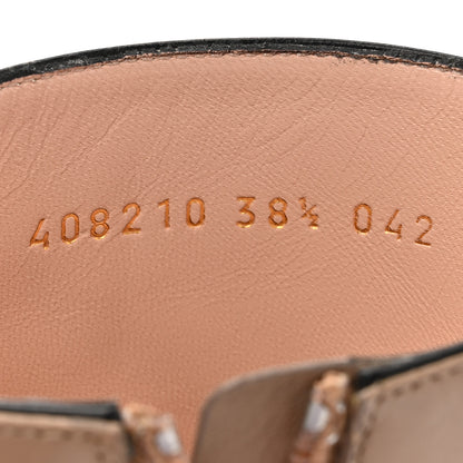 Gucci Malaga Kid GG Marmont Fringe 75mm Ankle Boots 38.5 Mud 8 of 10