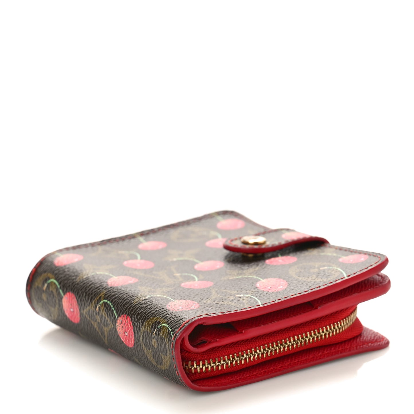 Monogram Cerises Compact Zippe Wallet