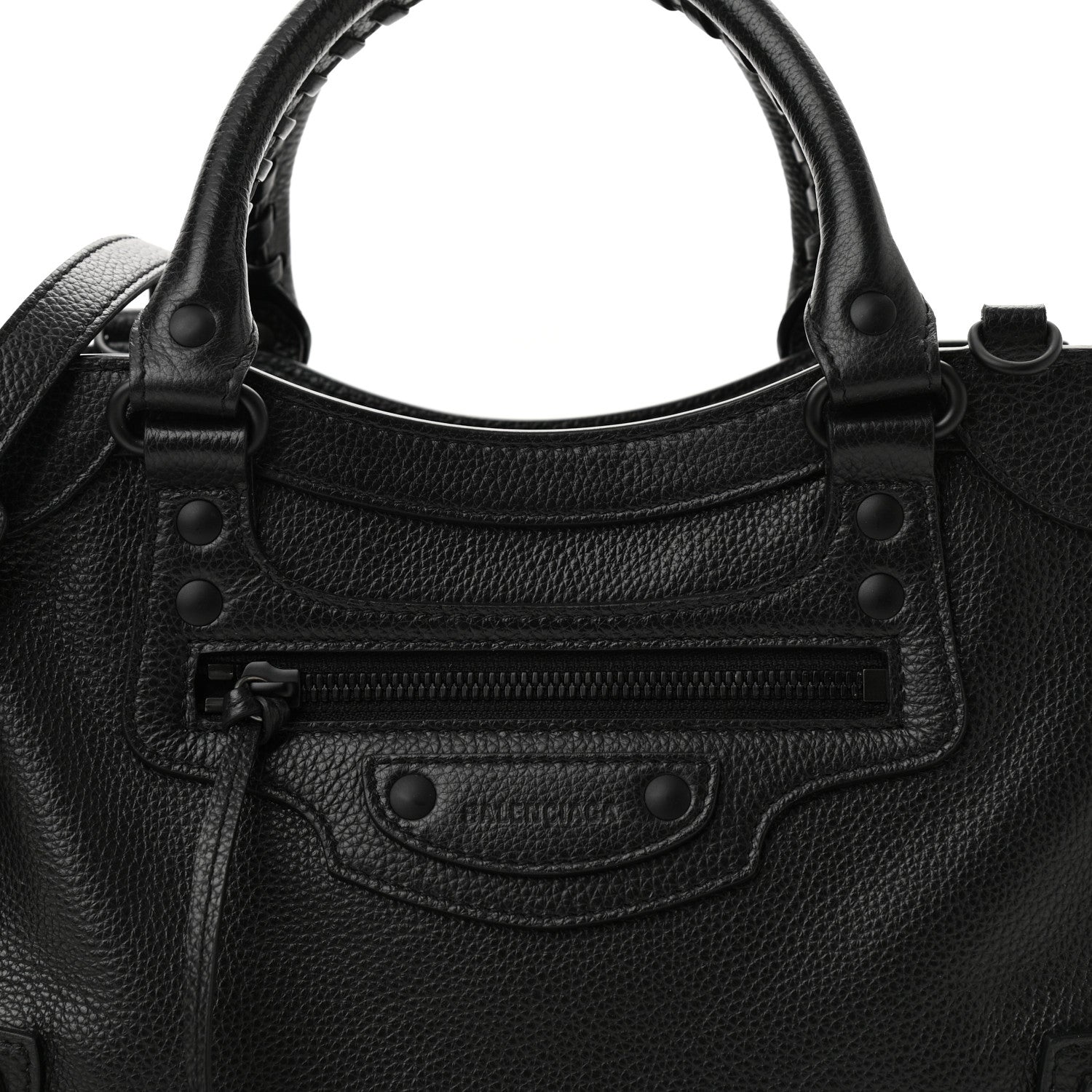 Balenciaga Grained Calfskin Neo Classic Black Hardware S City Black 8 of 10