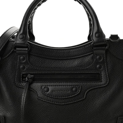 Balenciaga Grained Calfskin Neo Classic Black Hardware S City Black 8 of 10