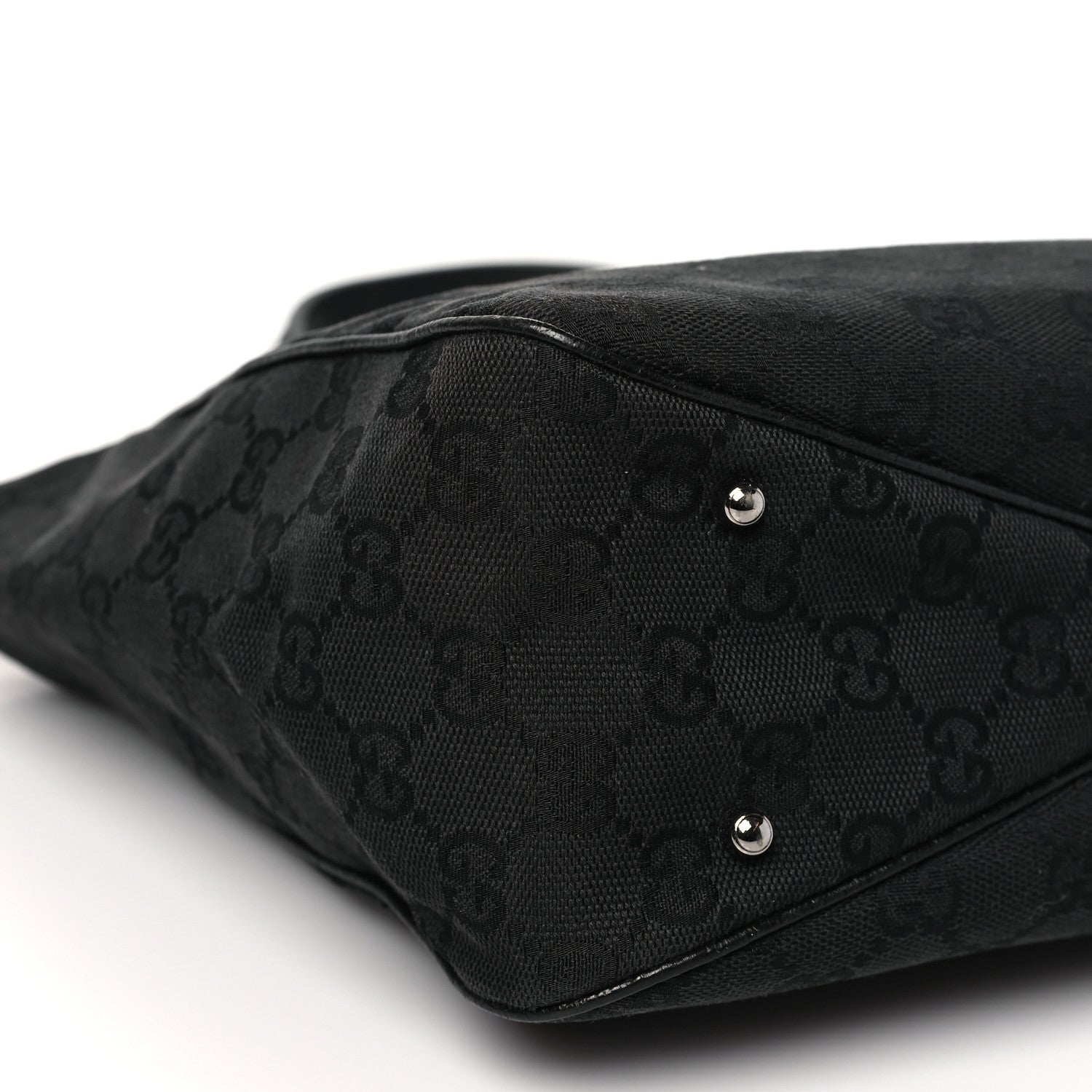 Gucci Monogram Medium Tote Black 9 of 10