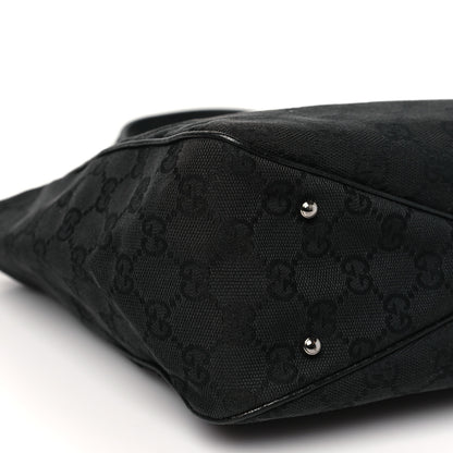 Gucci Monogram Medium Tote Black 9 of 10
