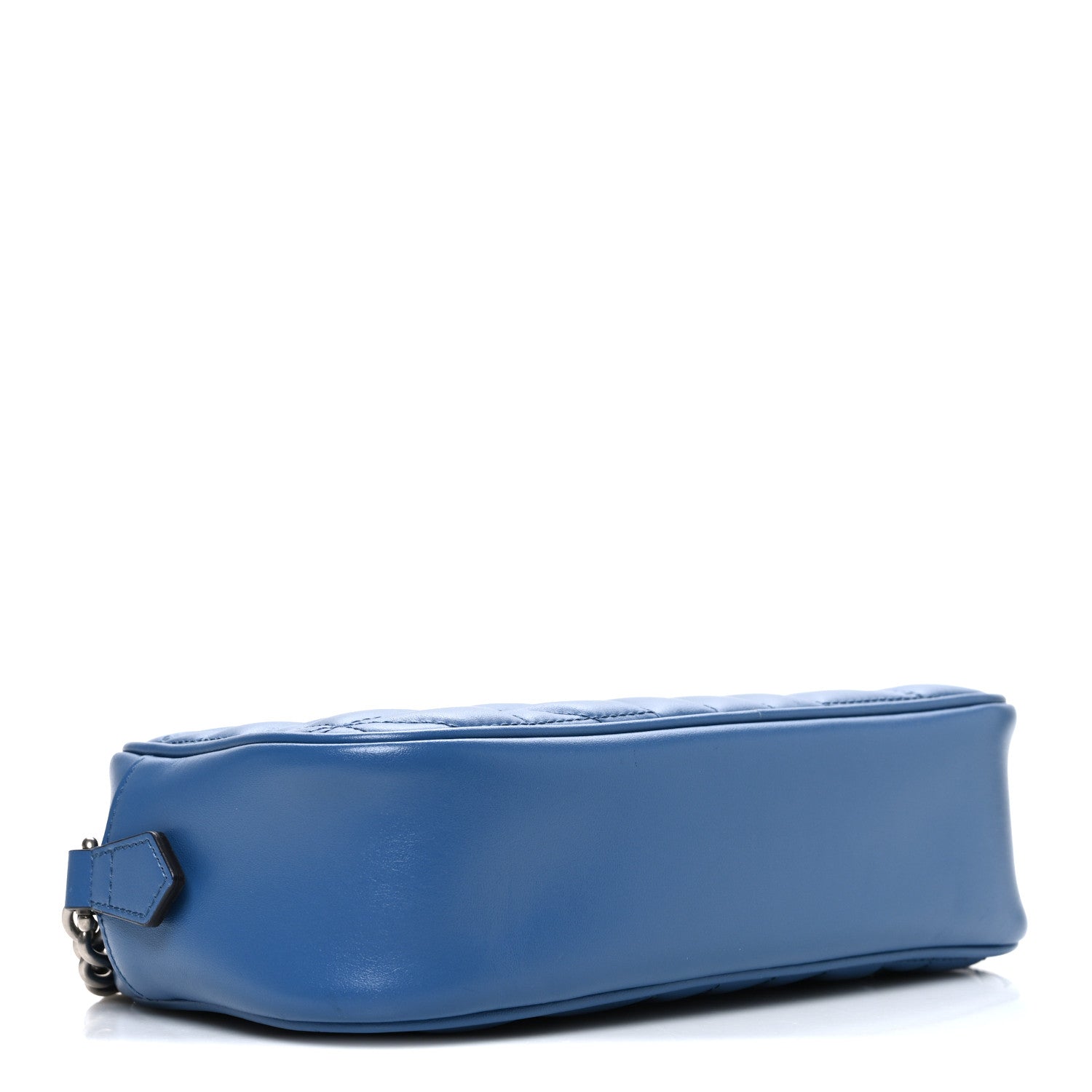 Gucci Calfskin Matelasse Aria Small GG Marmont Chain Shoulder Bag Clear Blue 4 of 10