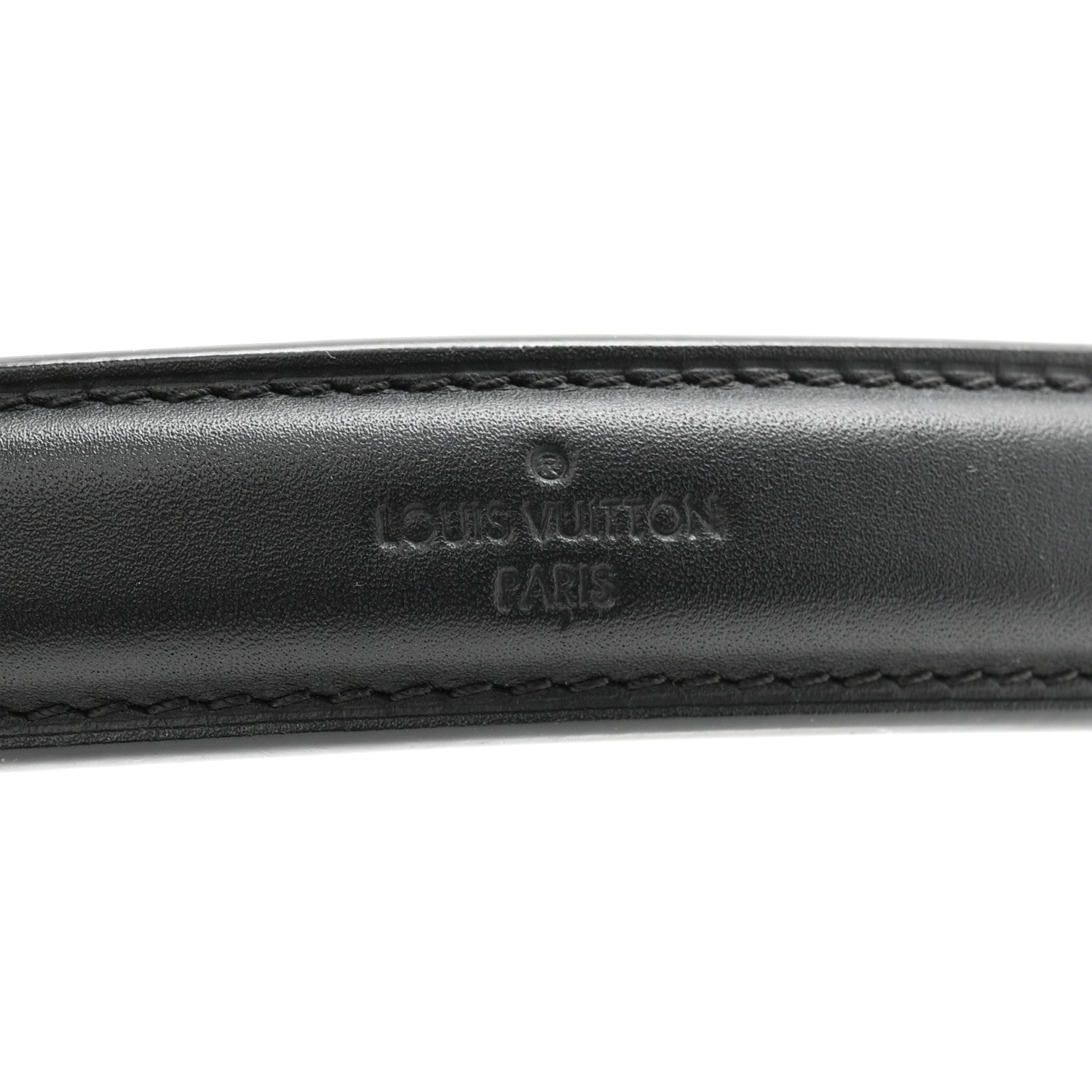 Louis Vuitton Calfskin Beaubourg Shoulder Strap Black 3 of 3