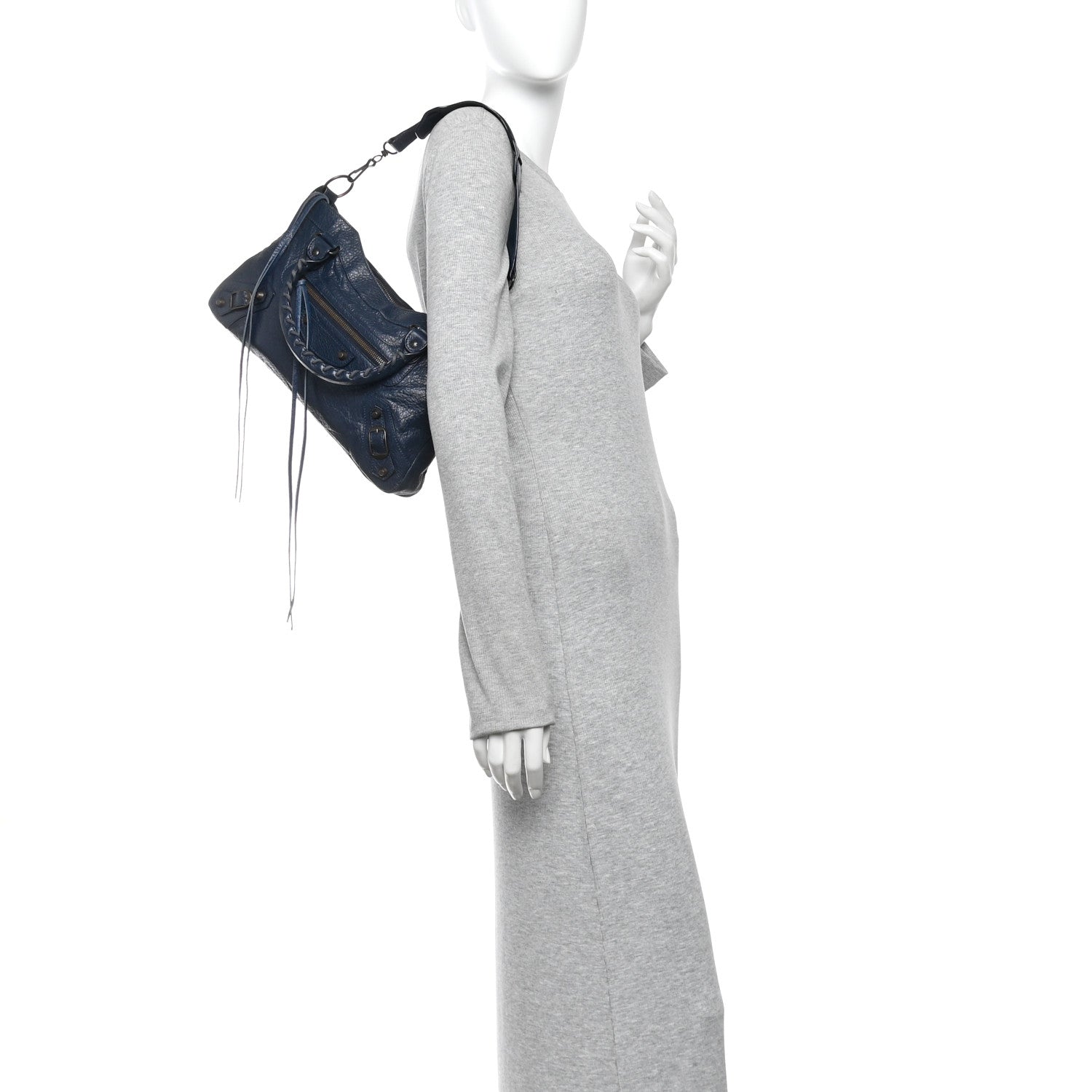 Balenciaga Agneau Classic Hardware First Bleu Obscur 2 of 11