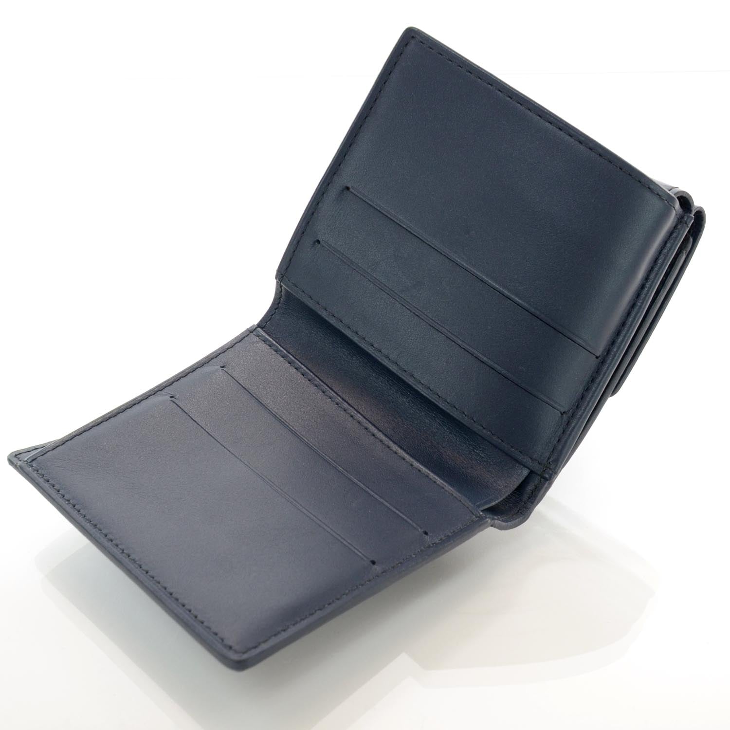 Louis Vuitton Mat Monogram Elise Wallet Blue 5 of 7