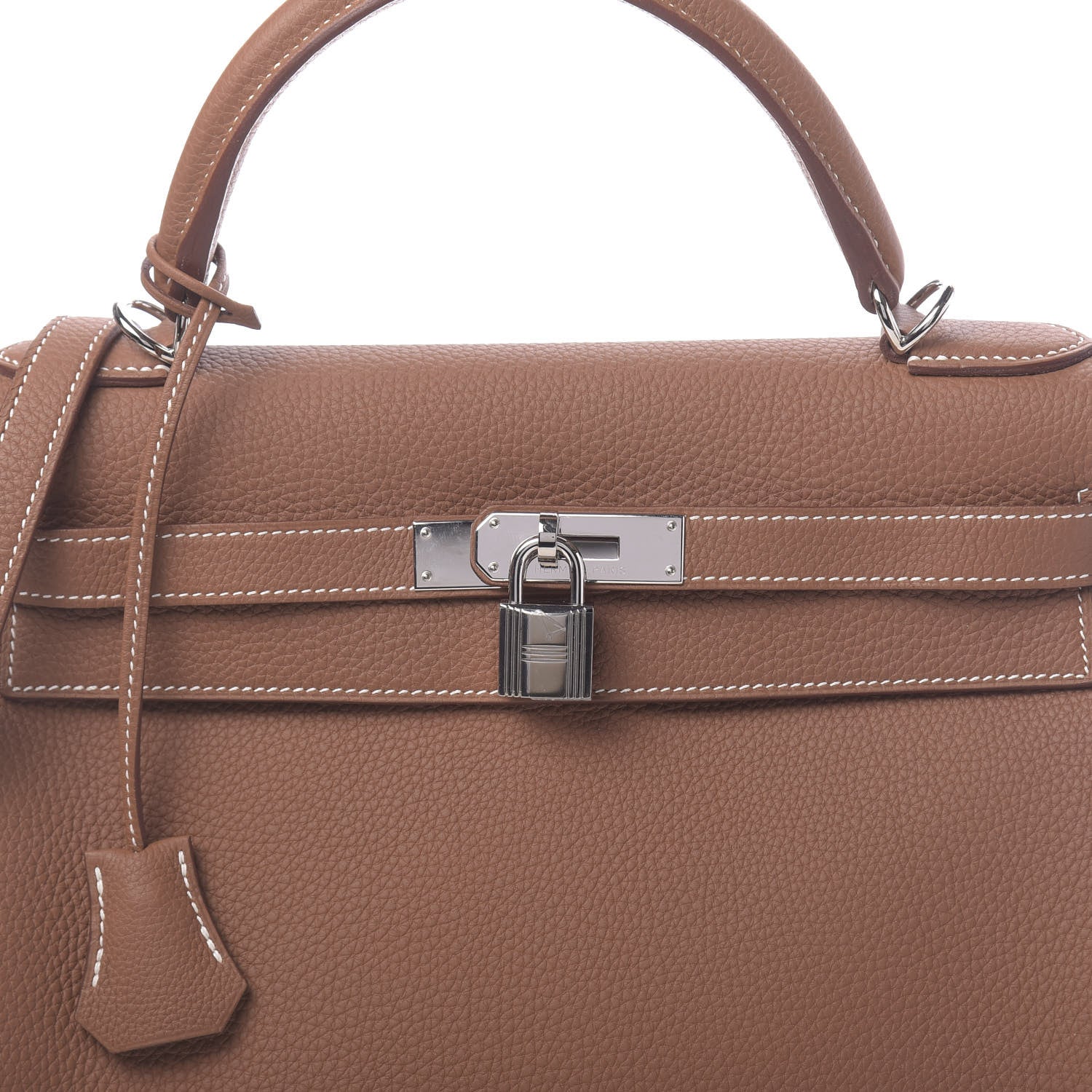 Hermes Togo Kelly Retourne 32 Gold 8 of 13