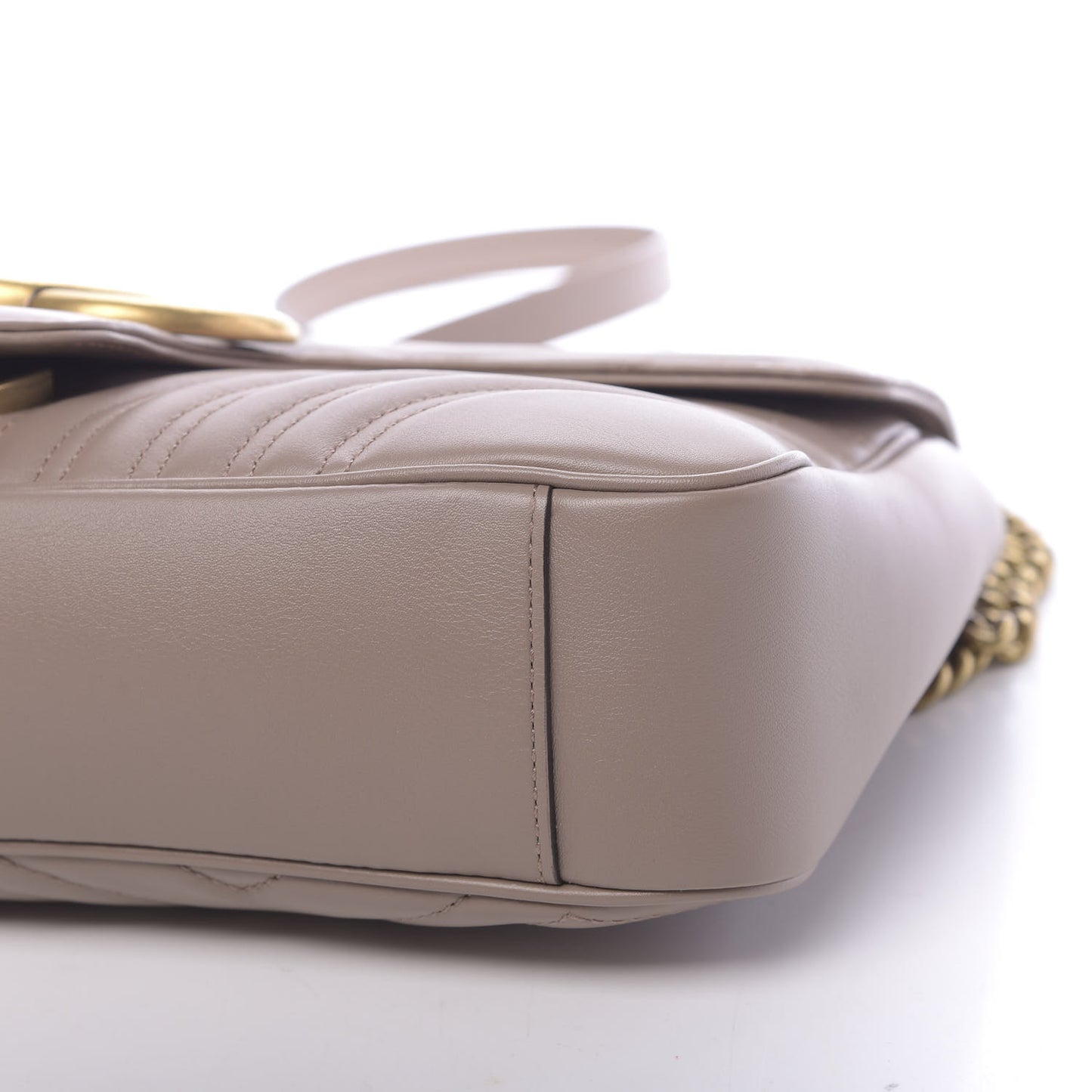 Calfskin Matelasse Medium GG Marmont Shoulder Bag Porcelain Rose