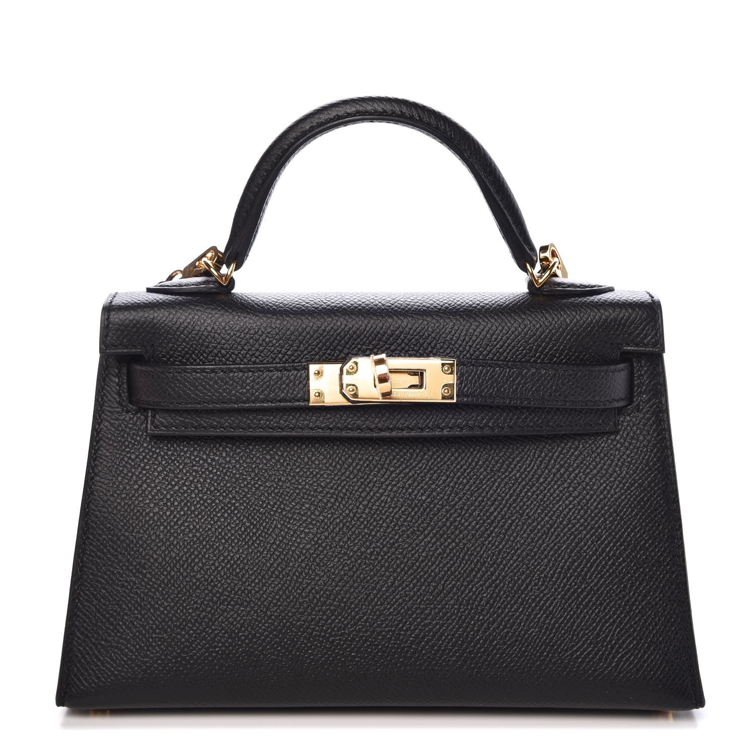 Hermes Epsom Mini Kelly Sellier 20 Black 1 of 8