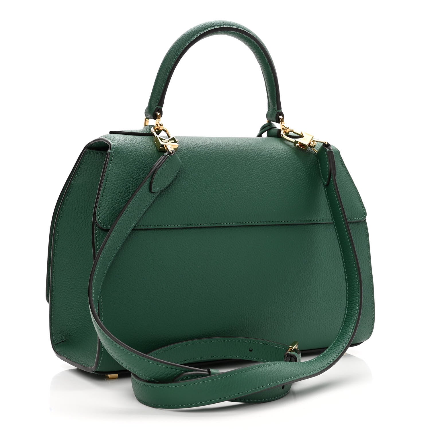 Moynat Taurillon Blush Rejane PM Emerald 3 of 9