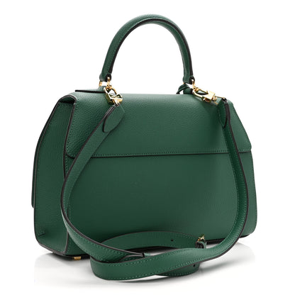 Moynat Taurillon Blush Rejane PM Emerald 3 of 9