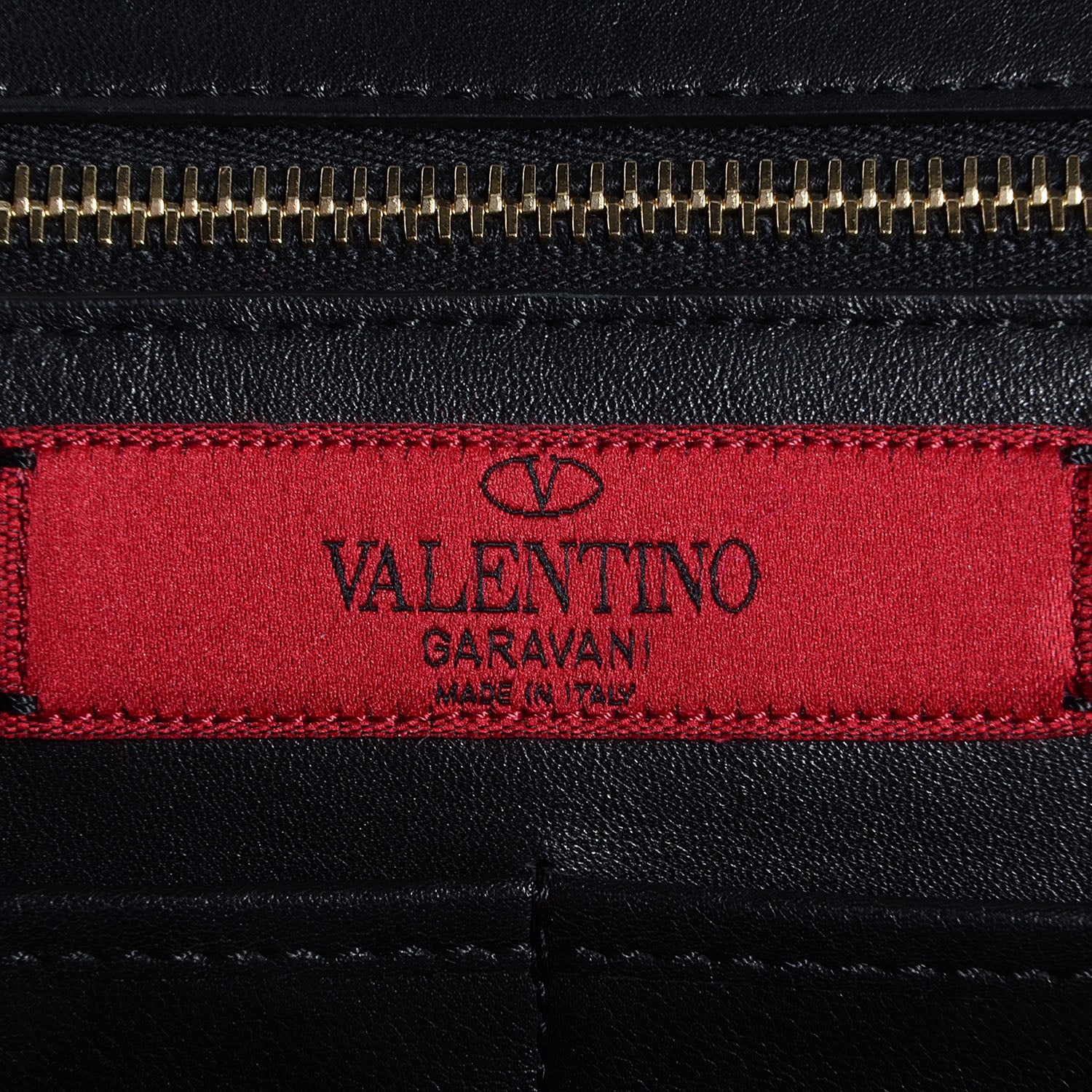 Valentino Garavani Vitello Medium Rockstud Tote Black 6 of 9