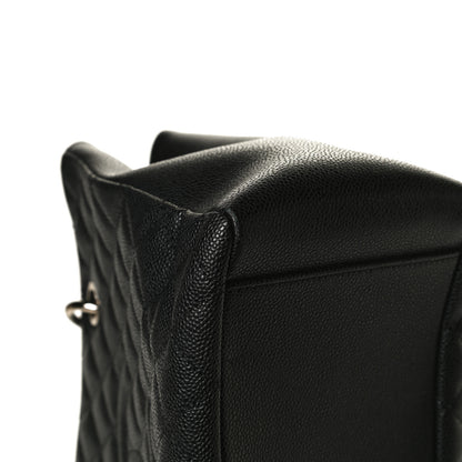 Chanel Caviar Quilted Grand Shopping Tote GST Black 9 of 14