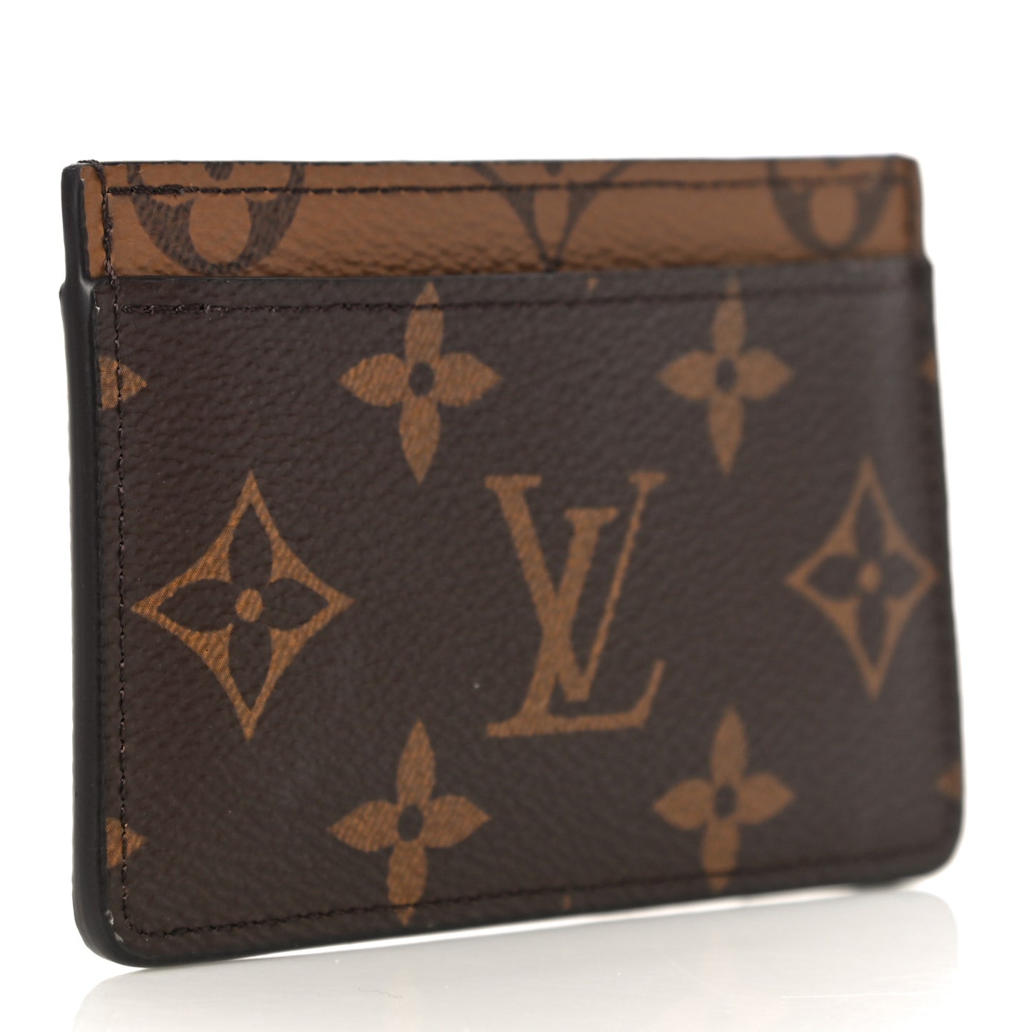 Reverse Monogram Card Holder