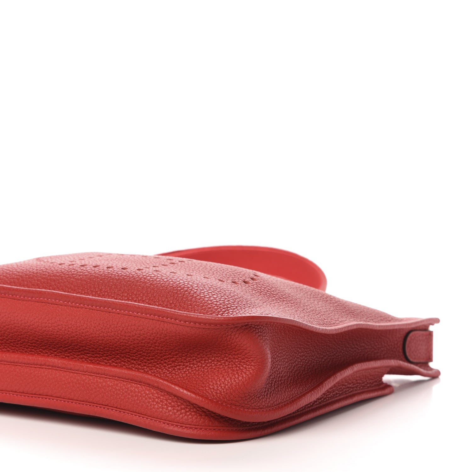 Hermes Taurillon Clemence Evelyne III PM Rouge Casaque 8 of 10